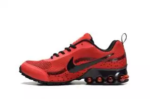 nike shox reax 8 tr off white athletic sneakers red black